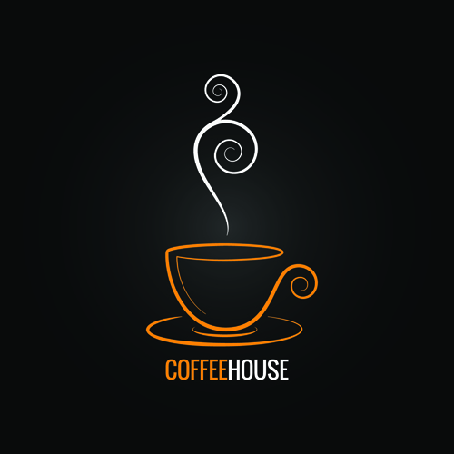 Conception de logo de menu de café de vecteur 02 vecteur de café menu logo cafe   