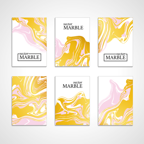 Brochure de texture de marbre de vecteur et couverture de livre 02 marbre livre couverture brochure   
