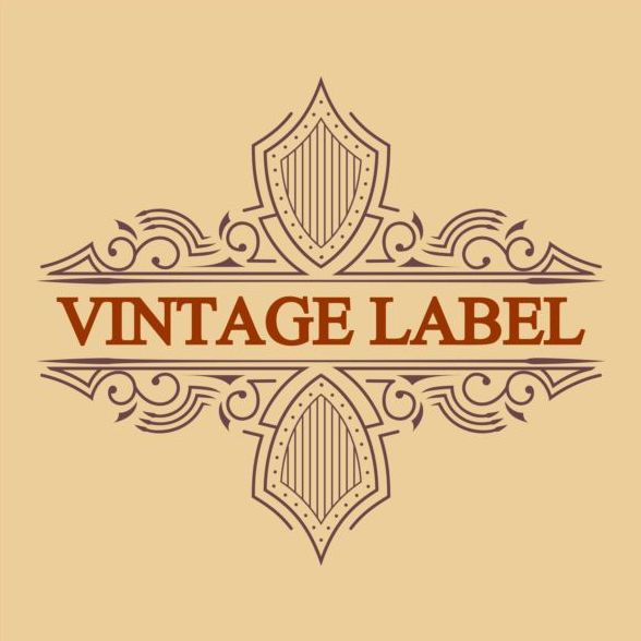 Vintage antique décoratif étiquettes vecteur 01 vintage étiquettes décoratif antique   