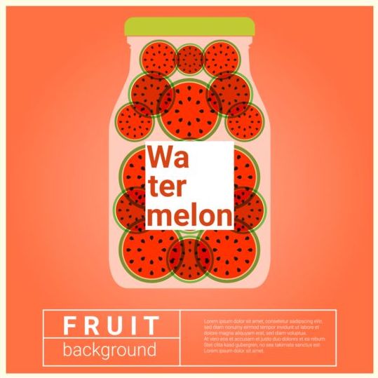 Wasserfruchtrezept mit Wassermelonenvektor-Hintergrund Wassermelone Wasser Rezept Obst Hintergrund   