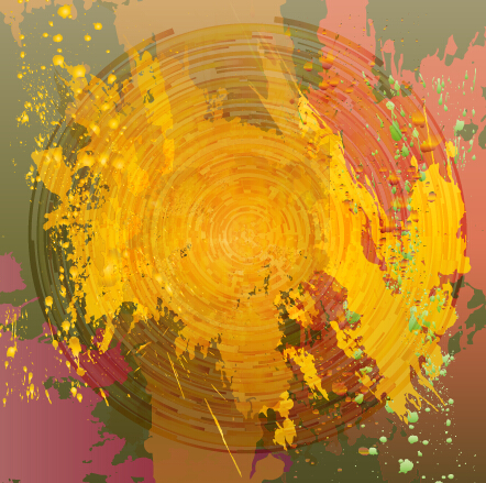 Grunge farbigen Hintergrund Illustration Vektor 05 Hintergrund grunge farbig   