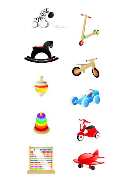 Baby-Spielzeug niedliche Design-Vektorgrafik Vektorgrafik Spielzeug Grafik baby   