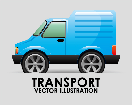 Collection de matériel vecteur de véhicule de transport 04 véhicule transport ramassage   