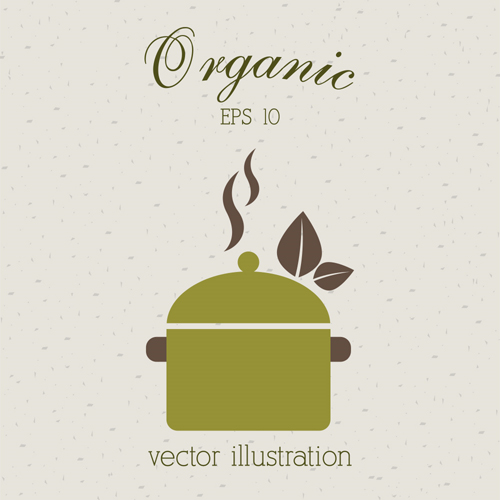Vecteur créatif de logo de nourriture organique 07 logo bio alimentaire   