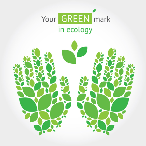 Vecteur écologique de fond de modèle d’écologie 03 vert modèle fond Écologie   