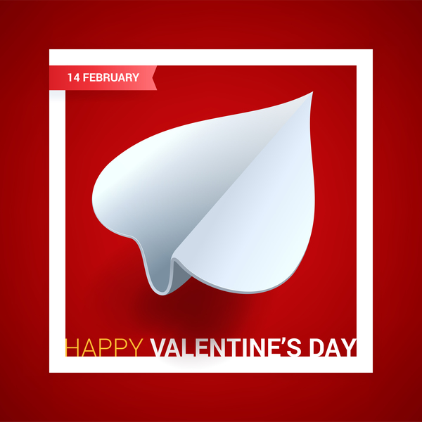 Herzflugzeug mit Valentinstag Kartenvektoren 09 Valentine tag Karte Herz Flugzeug   