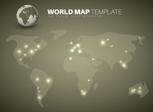Infografie-Weltkarte Tortenkarten brauner Vektor 01 Welt Kuchen Karte Infografik charts braun   