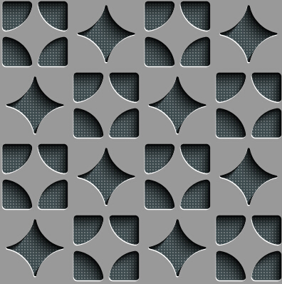 Métal perforé sans soudure motif vectoriel 04 sans soudure perforé motif metal   