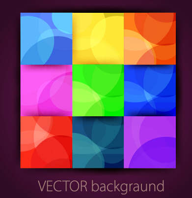 Art de fond vectoriel multicolore carrés multicolore fond vectoriel fond carrés   
