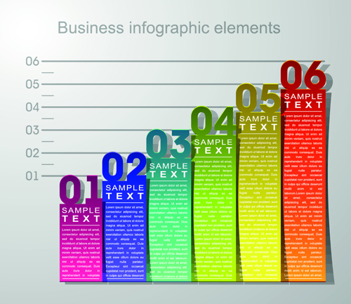 Nummerierte Banner-Business-Infografiektoregler 03 nummeriert Nummer Infografik business banner   