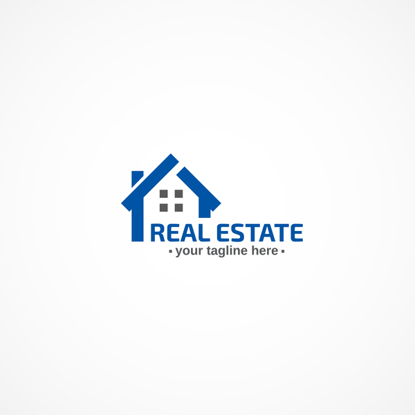 Design-Vektoren Real logo Anwesen   