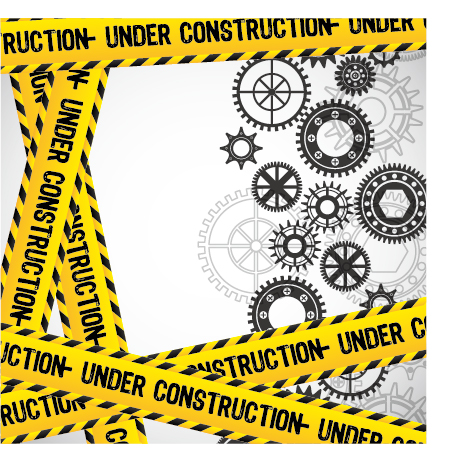 Unter Bauwarngrundergrund Vektorset 15 Warnung Unter Hintergrund Bau   