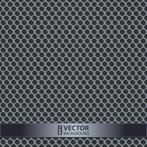 Vector set Metal Mesh Background Graphics 11 metal maille métallique fond   