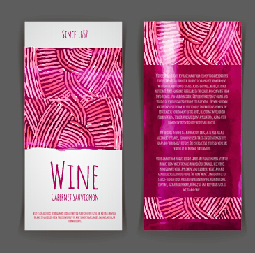 Stickers aquarelle vin créatif vecteur 08 vin Créatif autocollants aquarelle   