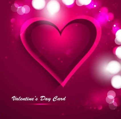 Jour de Valentine avec carte de voeux coeur illustration vecteur voeux Valentine jour illustration coeur carte   