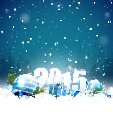 2015冬のクリスマスベクターの背景02 背景 冬 クリスマス   