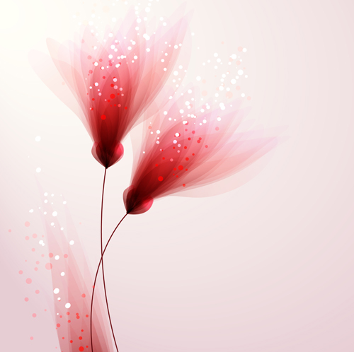 花のデザインベクトル01との夢の背景 花 背景 夢 デザイン   