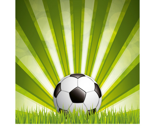 Fond de football de style vert vecteur matériel 01 vecteur de fond style vert Soccer matériau vectoriel fond   
