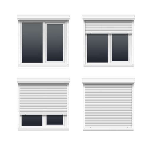 Modèle de conception de fenêtre en plastique vecteur 01 plastique gabarit fenêtre   