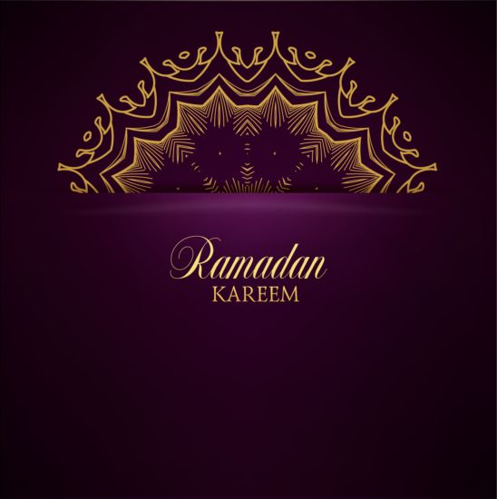 Ramadan Kareem violet fonds vecteur ensemble 36 ramadan pourpre kareem arrière-plans   