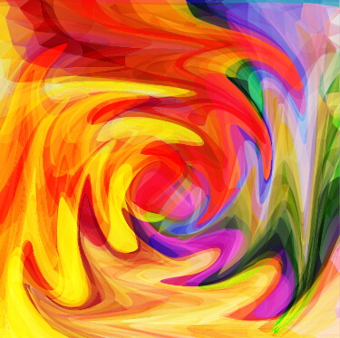 Abstrakte künstlerische Wirkung farbenfroher Vektorhintergrund 04 Hintergrund Farbenfroh Effekt Abstrakte Kunst Abstrakt   