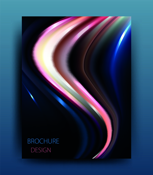 Abstrakte Lichtstrahlen Abdeckung Design-Vektor 05 rays cover abstract   