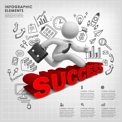 Business Infographic design créatif 1487 infographie creative business   