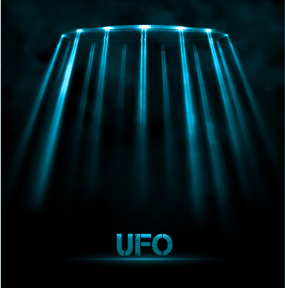 Concept éléments de conception UFO fond 04 UFO fond elements concept   