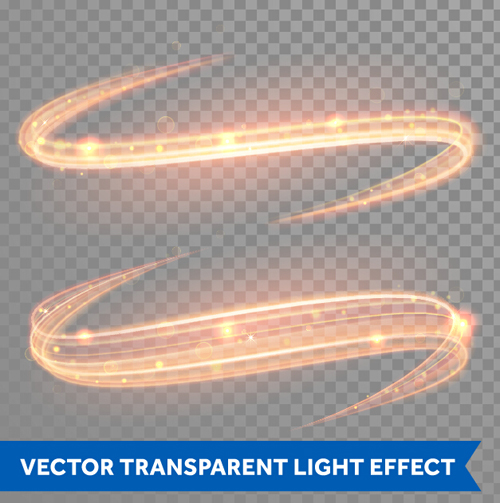 Transparente Lichteffekt-Illustration Set Vektor 10 Wirkung transparent Licht illustration   