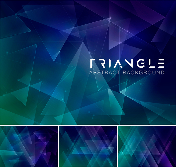トライアングル抽象クリエイティブバックグラウンドベクター02 抽象的 創造的 三角形   