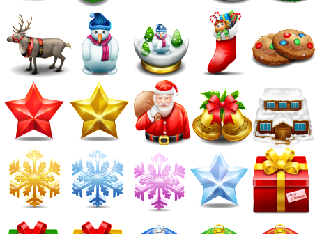 Weihnachtssymbole Weihnachten icons   