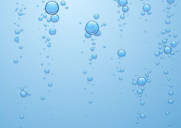 水の背景ベクトル05と気泡 海水 泡   
