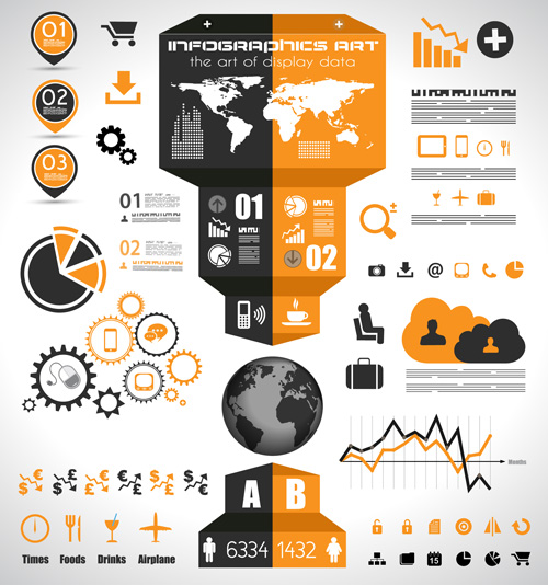Business Infographic design créatif 3762 infographie design creative business   