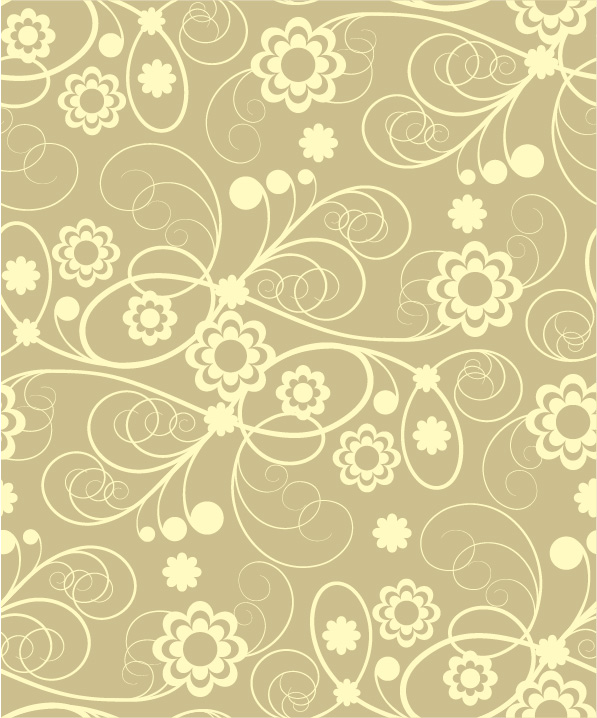 Modèle de vecteur élégant motif floral 01 motif floral elegant design   