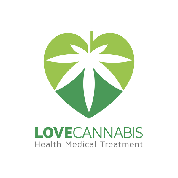 Amour cannabis logo design vecteur 02 logo Cannabis amour   