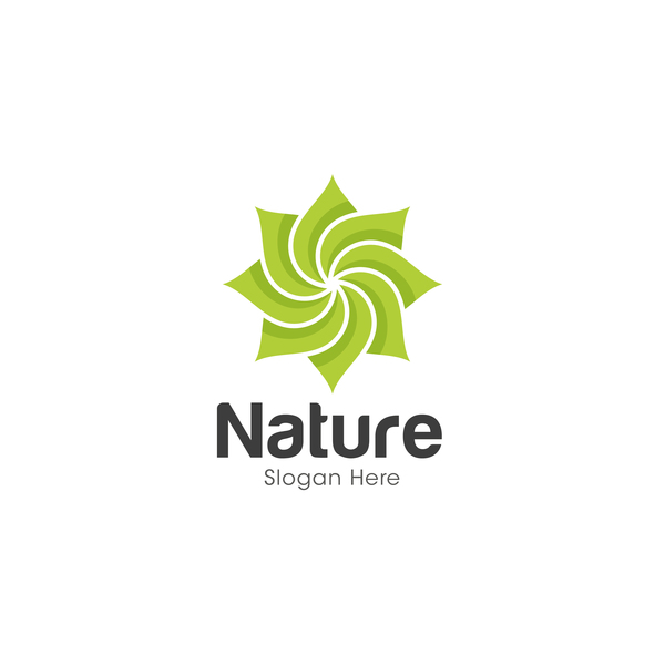 Vecteurs de création de logo nature 03 nature logo   