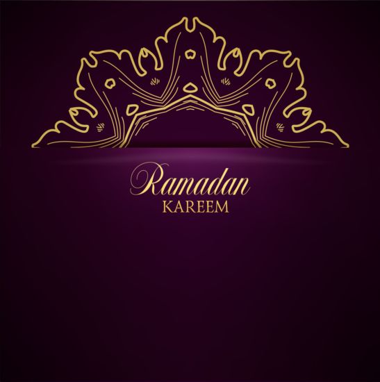 Ramadan Kareem violet fonds vecteur ensemble 01 ramadan pourpre kareem arrière-plans   