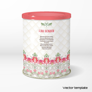 Beau motif floral Packaging Design vecteur 11 motif floral beau   