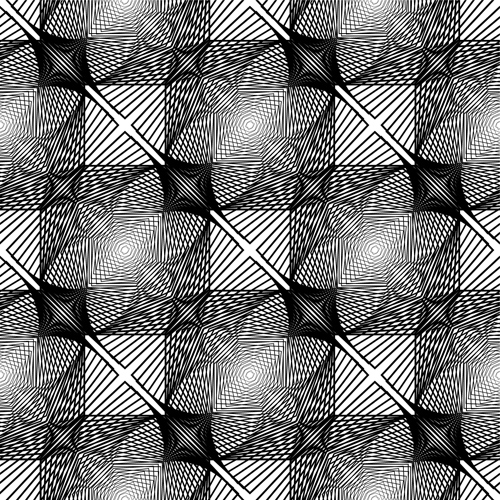 黒の白抽象シームレスパターンベクトルセット07 抽象的 パターン シームレス   