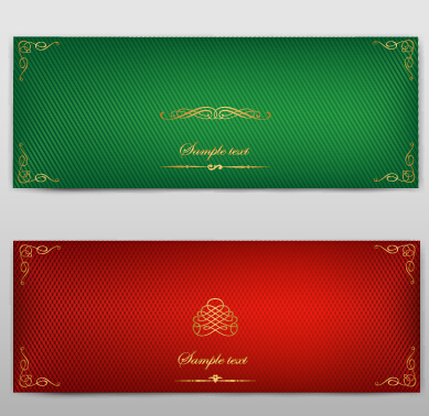 Rohes Banner verziert Dekord-Vektor 08 ornate design Dekor banner   