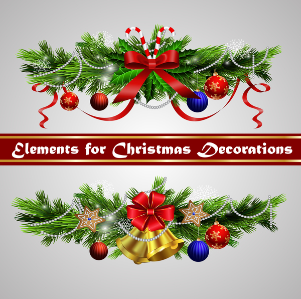 Christmass 装飾要素デザインベクトル01 要素 装飾 Christmass   
