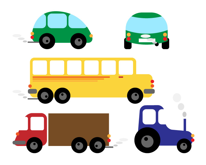 Verschiedene Cartoon-Car-Design-Vektor different cartoon auto   