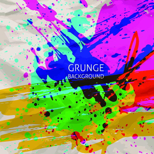 Grundige-Aquarell-Hintergrundvektordesign 01 Hintergrundvektor Hintergrund grunge Aquarell   