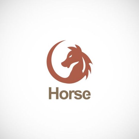 馬のアイコンベクトルロゴ 馬 ロゴ   