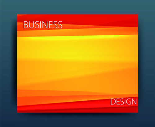 Mehrfarbige abstrakte Business Cover Design Vektor 03 multicolor cover business abstract   