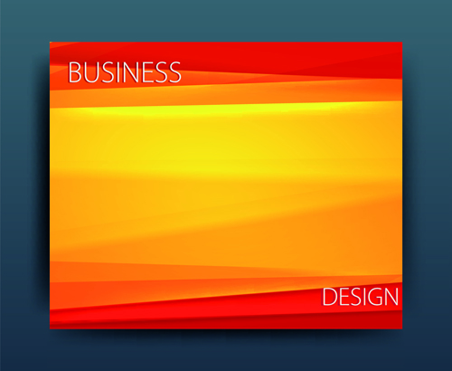 Couverture d’affaires abstrait multicolore Design Vector 03 multicolore couverture business Abstrait   