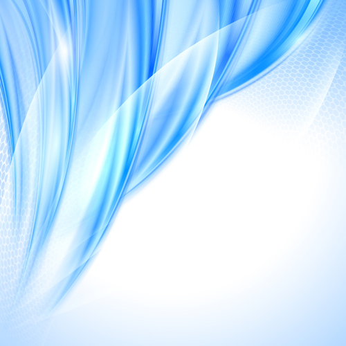 Vecteur de fond abstrait d’onde bleue brillante 01 vecteur de fond vague fond Abstrait fond brillant Abstrait   