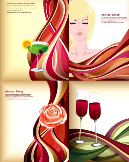 美しいワインとダイナミックなライン背景ベクトル 背景 美しい ワイン ライン ダイナミック   