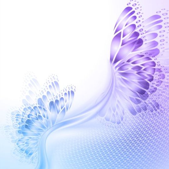 Schöner Schmetterlingsflügel mit abstraktem Hintergrundvektor 01 wing butterfly beautiful background abstract   