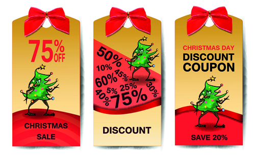 Best Christmas sale discount tags vector 04 Weihnachten Verkauf tags Rabatt   